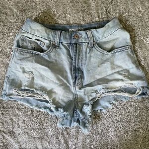 Rewash Distressed Jean Shorts
